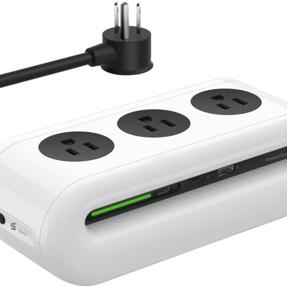 65W Charging Station, USB Ports Power Strip, 6 Port Charging Station Surge Prote